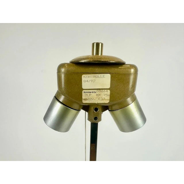 Postmodern Table Lamp in Brass & Chrome from Schröder & Co, 1990s For Sale - Image 4 of 11