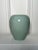 Ceramic Asian Celadon Green Embossed Porcelain Vase, Grapes & Grapevine For Sale - Image 7 of 9