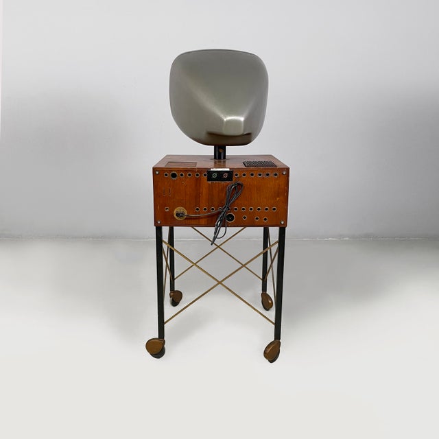 1950s Mid-Century Italian Model 1718 Television by Sergio Berizzi, Cesare Buttè and Dario Montagni for Phonola, 1957 For Sale - Image 5 of 18