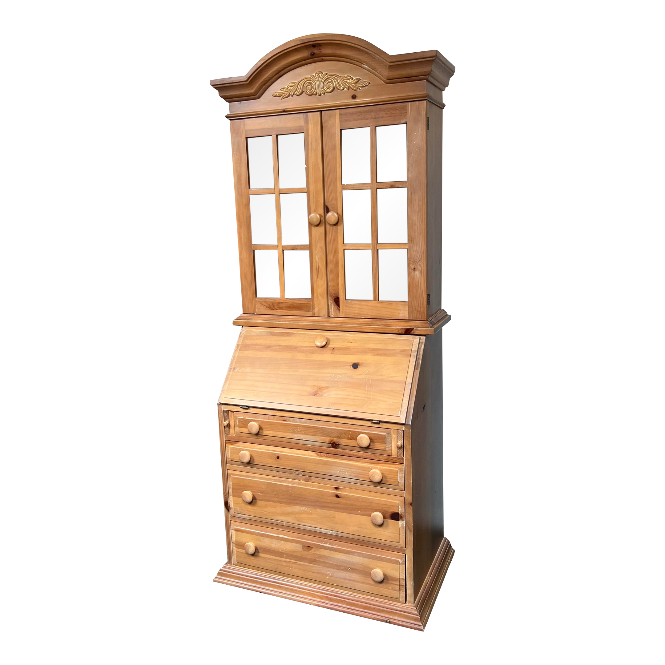 Broyhill Furniture Pine Wood Secretary Desk - image 0