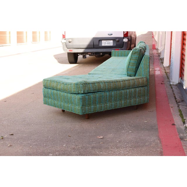 Wood Harvey Probber Green Angle Sofa For Sale - Image 7 of 8