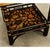 Early 20th Century Vintage Painted Square Low Table with Shell Découpage For Sale - Image 5 of 11