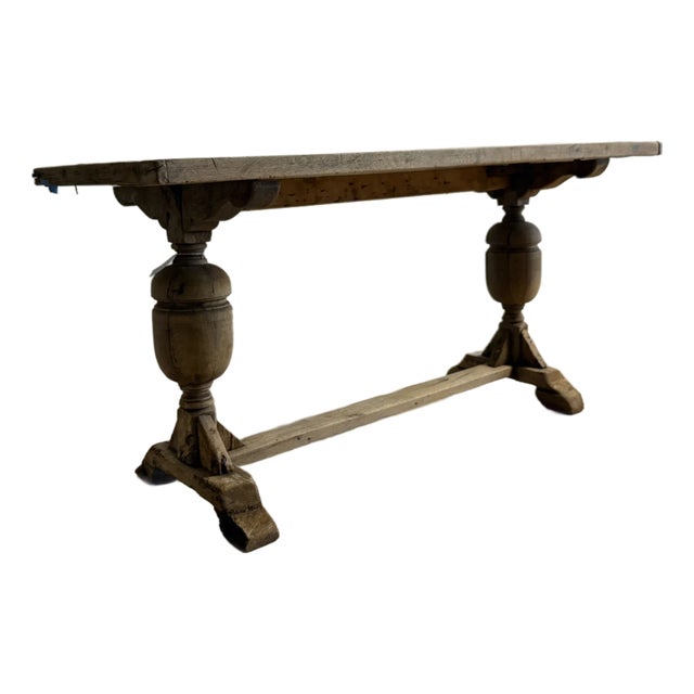 17th C. French Oak Dining Table For Sale