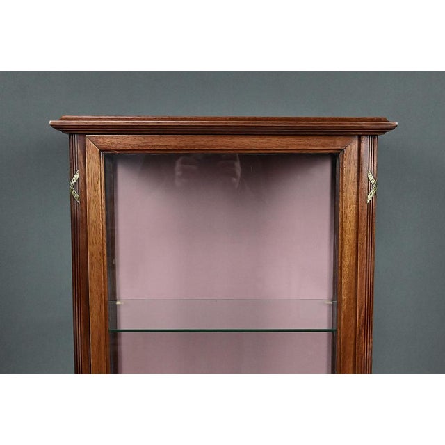 Louis XVI Style Mahogany Display Cabinet, 1930s For Sale - Image 9 of 18