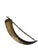 A substantial African ceremonial horn with hand-stitched hide and fur cap, a full line of cowrie shells running the length...