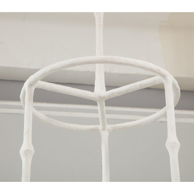 Lights Bespoke Plaster Alard Three-Light Fixture For Sale - Image 7 of 9