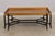 Age: Approx. 20 Years Old Details: Large Impressive Table Nice Turned Legs & Stretcher Base Bamboo Form Base Gold Gilt Top...