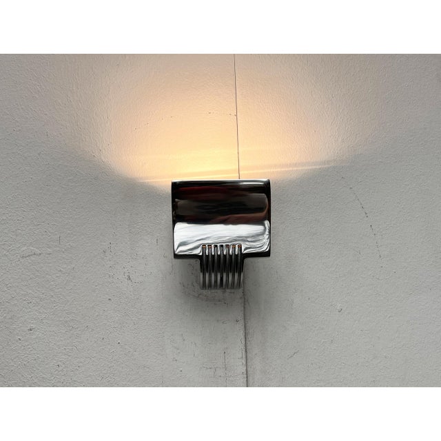 Vintage Postmodern Spanish Model Arqui Pe Aluminum Sconces by O. & S. Devesa for Metalarte, 1990s, Set of 2 For Sale - Image 6 of 18