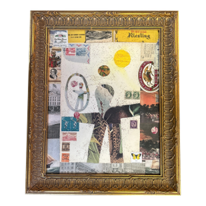 Contemporary Original Wayne Cunningham Hands Across America Collage