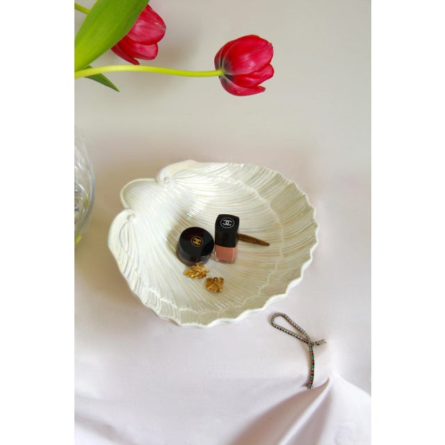 Contemporary Vintage Shell Ceramic Bowl, Italy, 1970s For Sale - Image 3 of 7