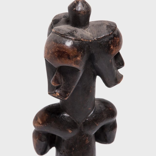Vintage African Three-Headed Fang Figure For Sale In Chicago - Image 6 of 7