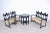 Living Room Set with Turned Legs, Italy, Late 1800s, Set of 8 For Sale - Image 3 of 18