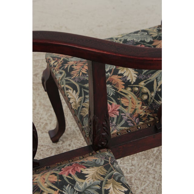 Vintage Victorian Style Tete Tete Courting Chair For Sale - Image 14 of 16