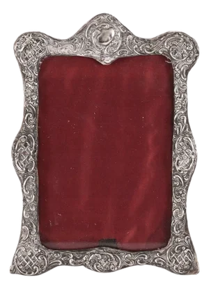 Antique Victorian Sterling Silver Photo Frame, 1890s