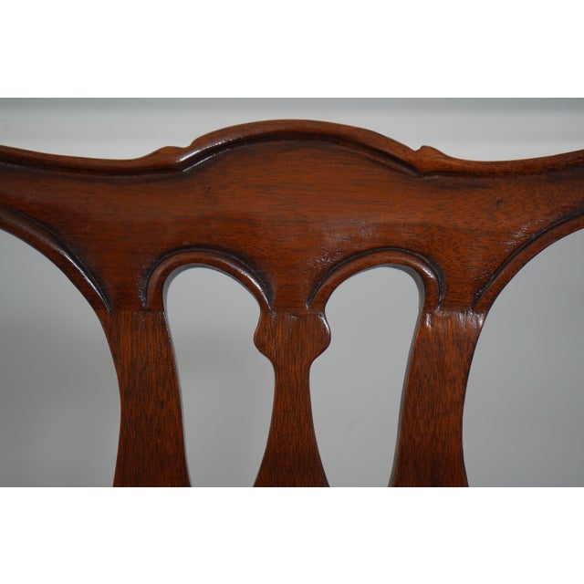 Set of 8 Hickory Chair Co Mahogany Dining Room Chairs For Sale - Image 14 of 18