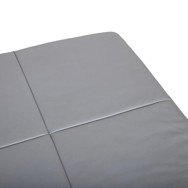 DS-112 Ottoman in Grey Leather from De Sede For Sale - Image 4 of 8