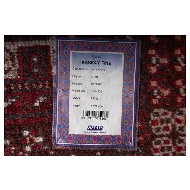 Middle Eastern Rectangular Rug in Wool For Sale - Image 6 of 7