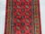 1990s Extra-Long Red Turkmen-Style Geometric Wool Runner Rug, 2'7" X 19'3" For Sale - Image 5 of 12