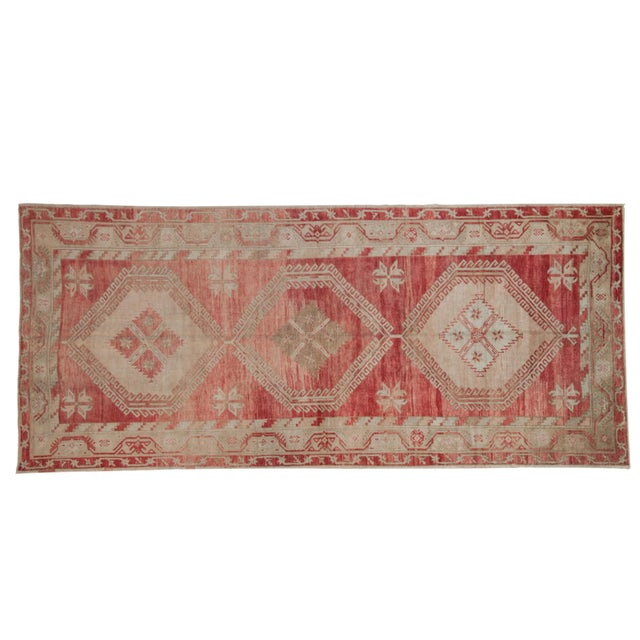 Vintage Distressed Oushak Rug Runner - 4'10" X 11' For Sale - Image 11 of 11