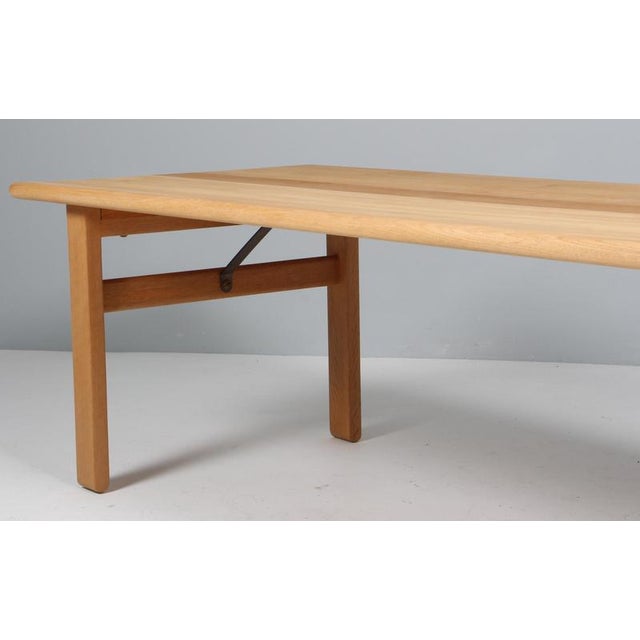 1960s Coffee Table in Oil Treated Oak by Børge Mogensen, Denmark, 1960s For Sale - Image 5 of 6