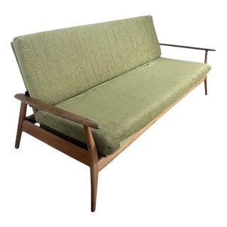 Mid-Century Danish Teak Three-Seater Daybed For Sale