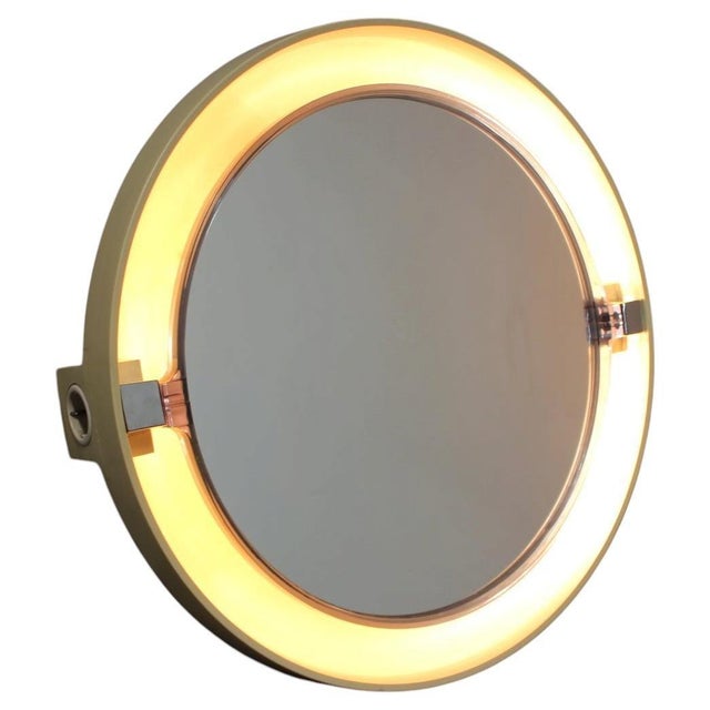 Mid-Century Illuminated Adjustable Wall Mirror from Allibert, Germany, 1960s For Sale - Image 11 of 11