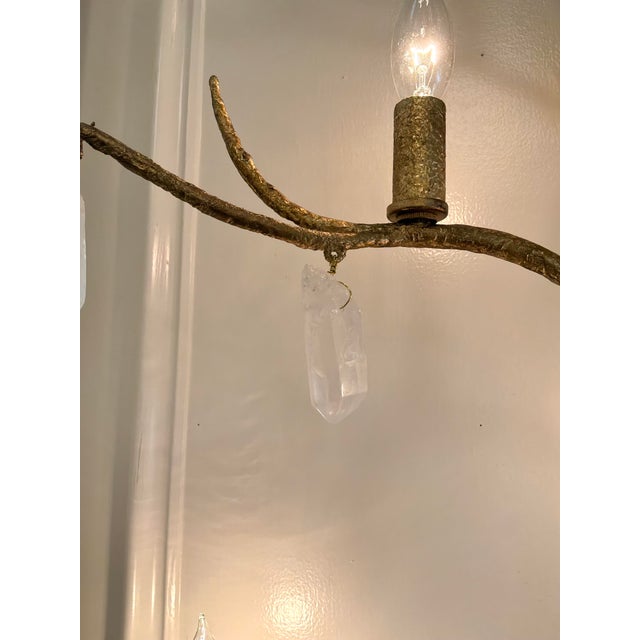 Currey & Co Forest Wall Sconces - Pair For Sale - Image 9 of 9