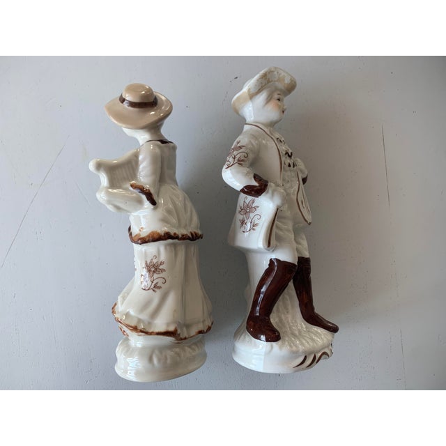 Ceramic Figurines, Set of 2 For Sale - Image 12 of 17