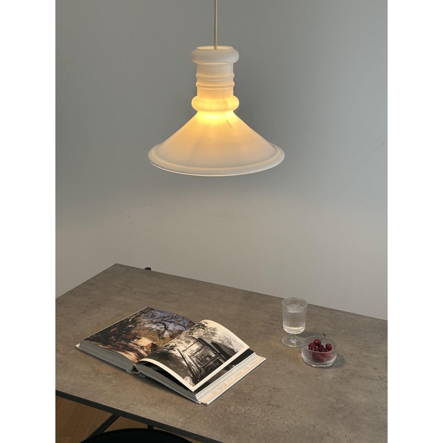 Glass Pharmacy Pendant Lamp by Sidse Werner for Holmegaard, 1980s For Sale - Image 7 of 12