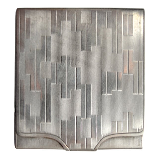 Art Deco Matchbook in 800 Silver, 1910s For Sale