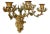 Antique Brass Acanthus Leaf & Floral Sconces - a Pair For Sale In Atlanta - Image 6 of 10
