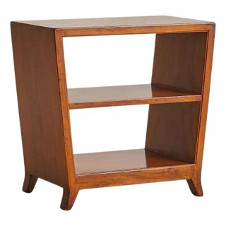 Italian Walnut Bedside Table Attributed to Gio Ponti, 1950s - 2 Available For Sale