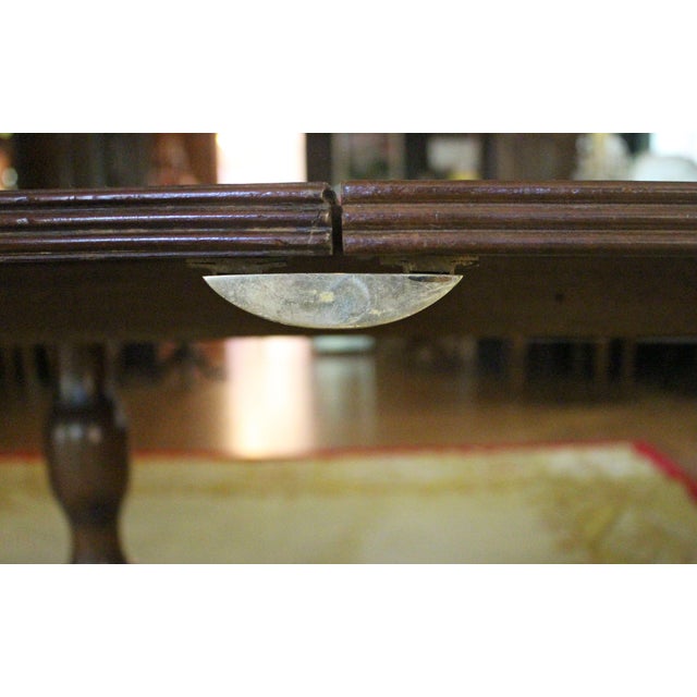 Early 19th Century Early 19th Century English Regency Triple Pedestal Dining Table For Sale - Image 5 of 5