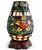 Plastic Vintage Tiffany-Style Floral Stained-Glass Table Lamp With Illuminated Base For Sale - Image 7 of 8