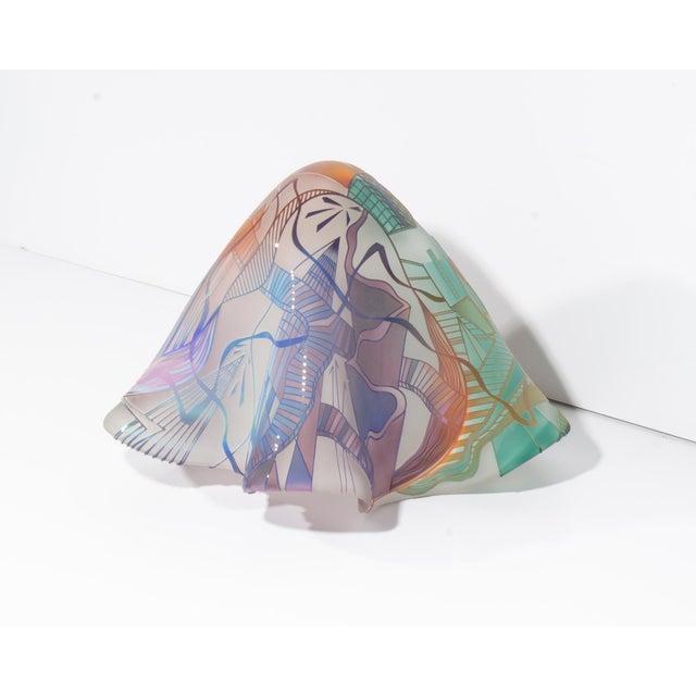 Late 20th Century Art Glass Sculpture by Stephen Hodder For Sale - Image 5 of 10