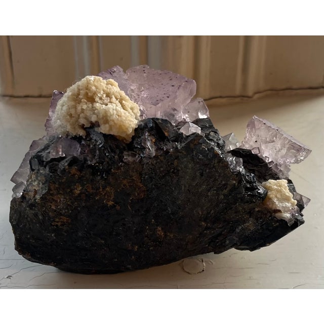 Old Fluorite Mineral Rock Specimen For Sale - Image 14 of 15