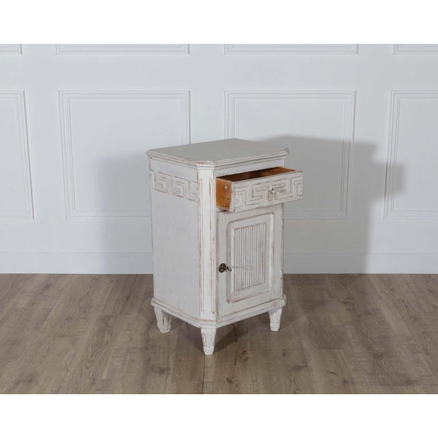 Pair of Swedish Neoclassical Painted Nightstands, circa 1880 For Sale - Image 11 of 13