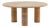 Travertine & Cane Round Coffee Table For Sale