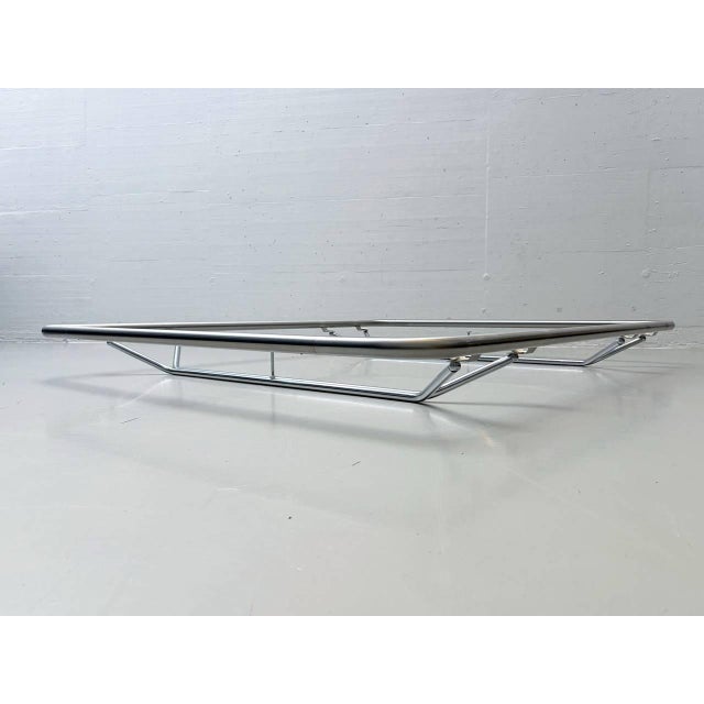 1970s Bauhaus Bed by Bruno Huwyler with Slatted Base by Lattino, 1970s For Sale - Image 5 of 16