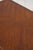 French 1950s French Louis XV Style Mahogany + Satinwood Book-Matched Veneered 3-Drawer Commode For Sale - Image 3 of 8