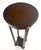 Chocolate Baker Dark Mahogany 13" Round Neoclassical Pedestal Plant Lamp Stand Table MINT For Sale - Image 8 of 13