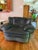This is a vintage Natuzzi chair and ottoman set from 1996. One owner in a smoke free home. There is patina in the leather...