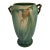 Roseville Pinecone Art Pottery Vase, Green Glaze, American Art Deco, Circa 1930 For Sale