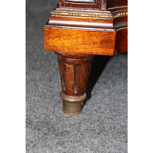 French Louis XVI Maison Forest Marble Top Cabinet With Inset Chinoiserie Panels For Sale - Image 11 of 12