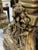 Metal Antique French Rococo & Louis XVI Chenets a Pair - Large Heavy Brass Fireplace Andirons for Regency, Neoclassical and Old World Decor - See Pics! For Sale - Image 7 of 12