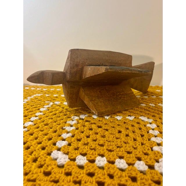 Vintage Brazilian Xingu Kalapalo Vulture Bench, Hand Carved Indigenous Folk Art For Sale In Miami - Image 6 of 6
