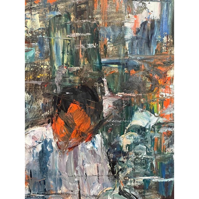 Modernist Artist, Student, Oil on Panel, Framed For Sale - Image 5 of 7