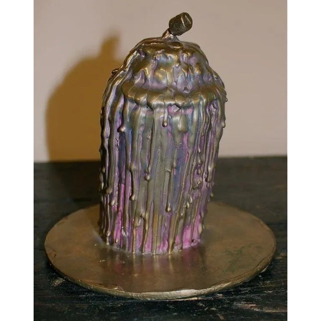 Patinated and Detailed Bronze Ivan Palmer "No Voice" For Sale In Palm Springs - Image 6 of 8