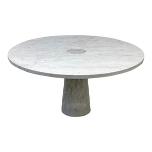 Angelo Mangiarotti for Skipper, Carrara Marble Eros Dining Table, 1970's