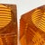 Amber Vintage Hollowick Burnt Orange Glass Candle Holder or Bud Vase a Pair For Sale - Image 8 of 8